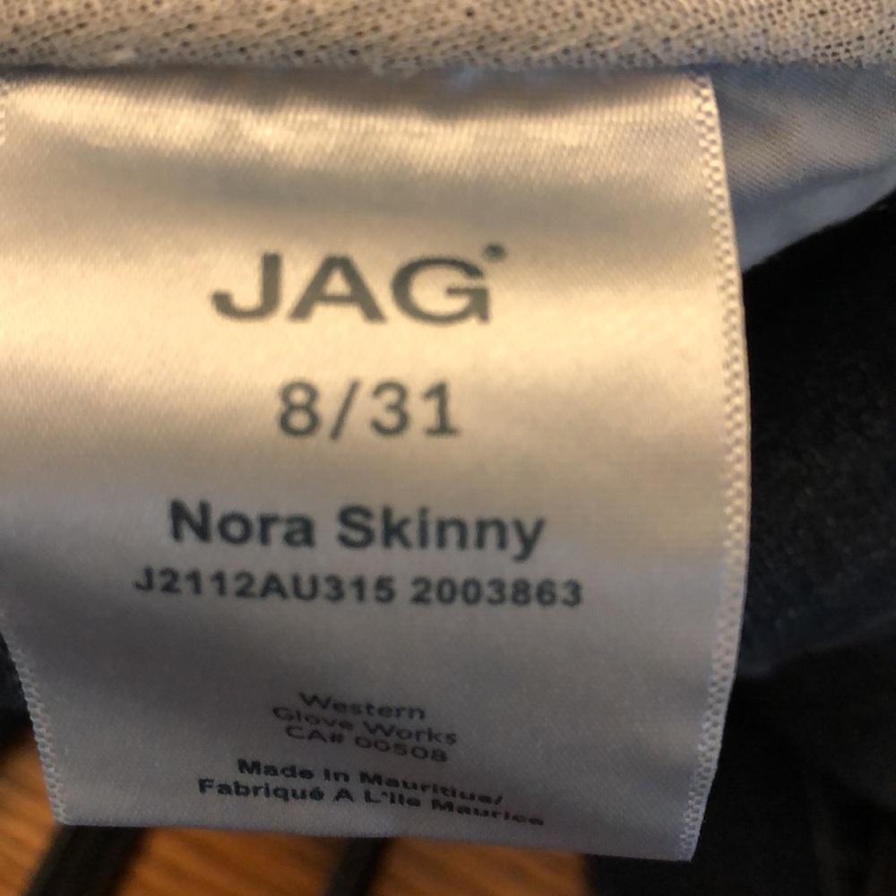 Jag Nora Skinny Jeans Size 8/31 pull up travel stretch casual comfortable - Picture 4 of 12